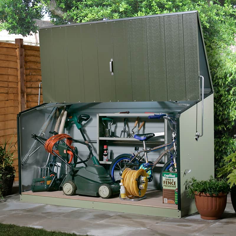 6x3 Trimetals Green Storeguard Metal Garden Storage Unit - WhatShed