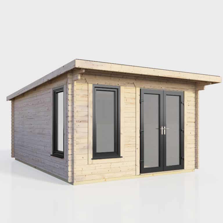 Spacious Oren 3.8m x 5m Countess Log Cabin with a rustic design