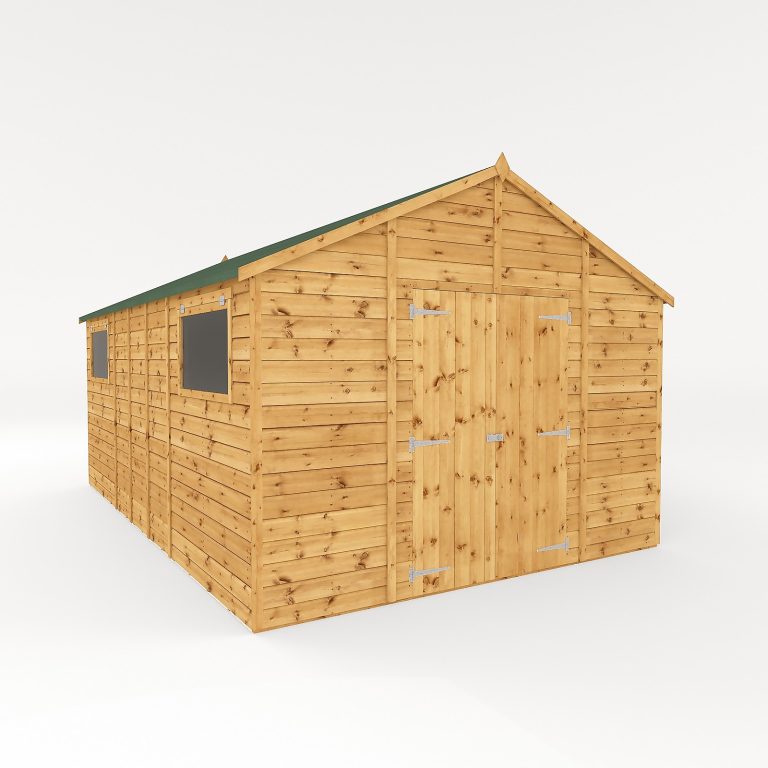 Mercia 16ft x 10ft Premium Shiplap Modular Workshop Shed with installation