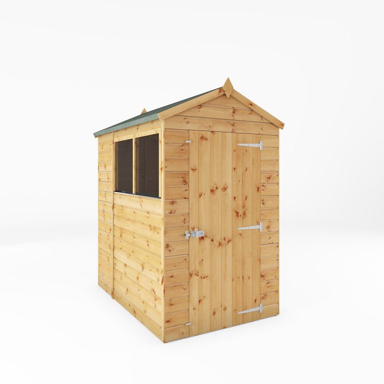 Mercia 6ft x 4ft Premium Shiplap Apex Shed with installation