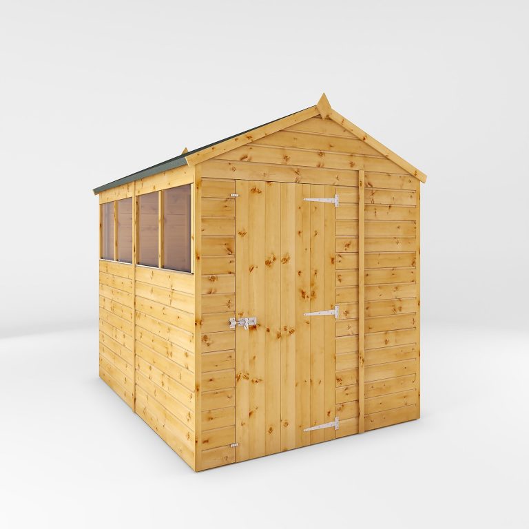 Mercia 8ft x 6ft Premium Shiplap Apex Shed with installation included