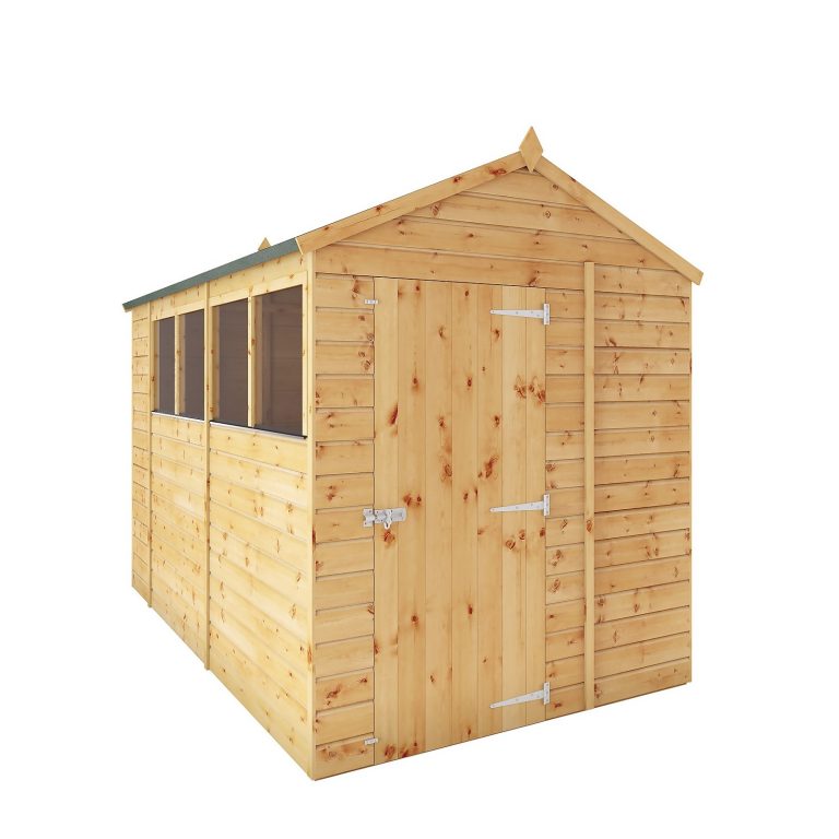 Mercia 10ft x 6ft Premium Shiplap Apex Shed with installation