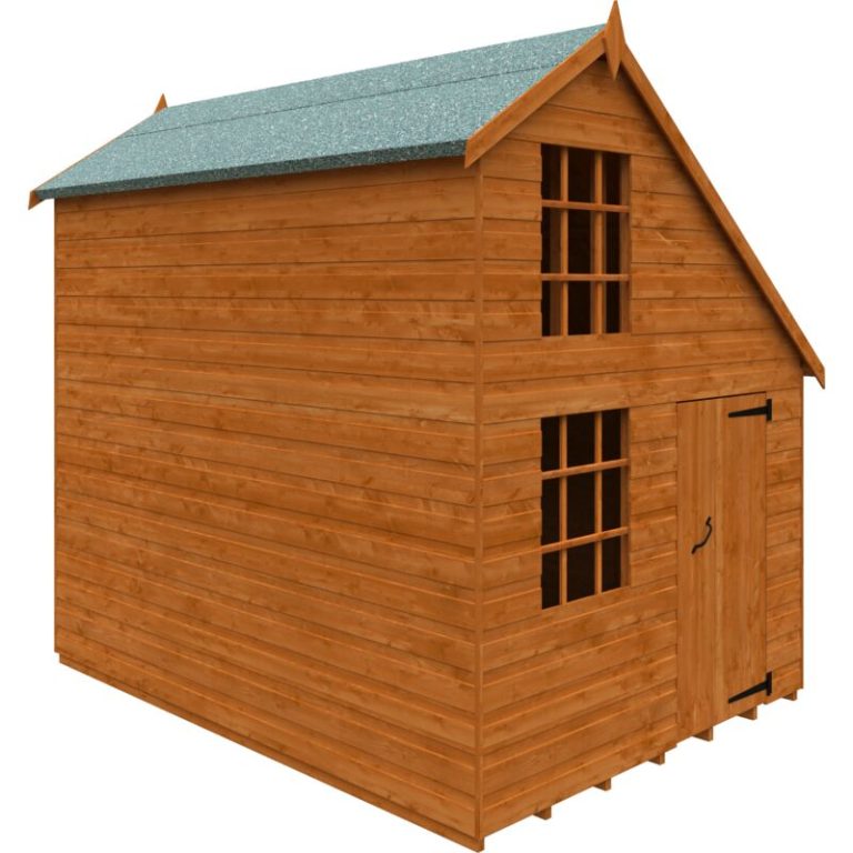 8x6w two-storey shiplap timber clubhouse playhouse for children