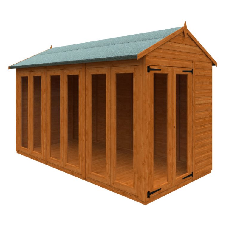 Redlands 6' x 12' Macaw Summer House with vibrant design