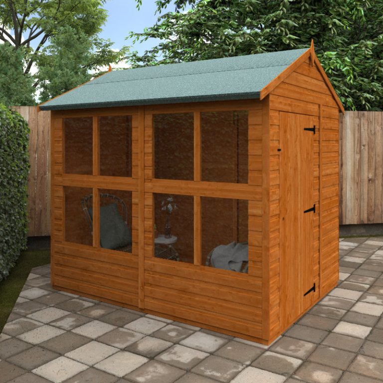 Redlands 6' x 8' Raven Summer House with stylish design