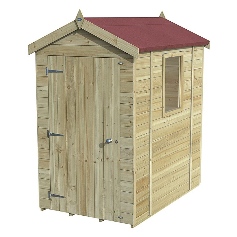 6x4 Forest Premium Tongue & Groove Apex Shed