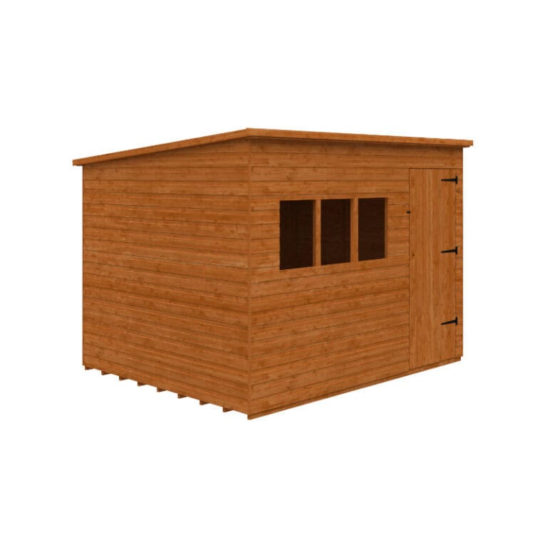 Redlands 10'x8' Extra High Pent Shed with a sleek design