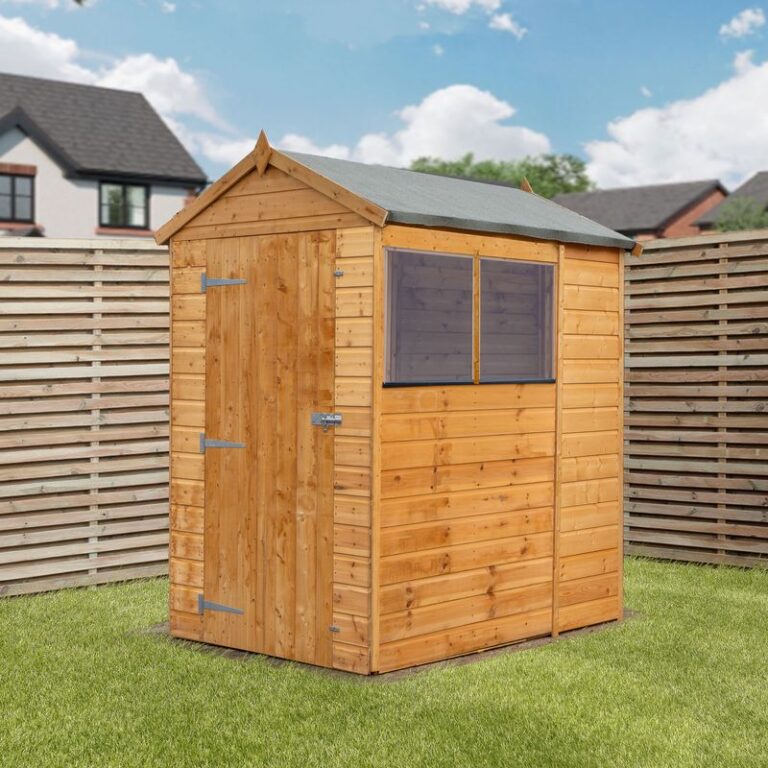 Adley 6' x 4' premium shiplap modular apex shed