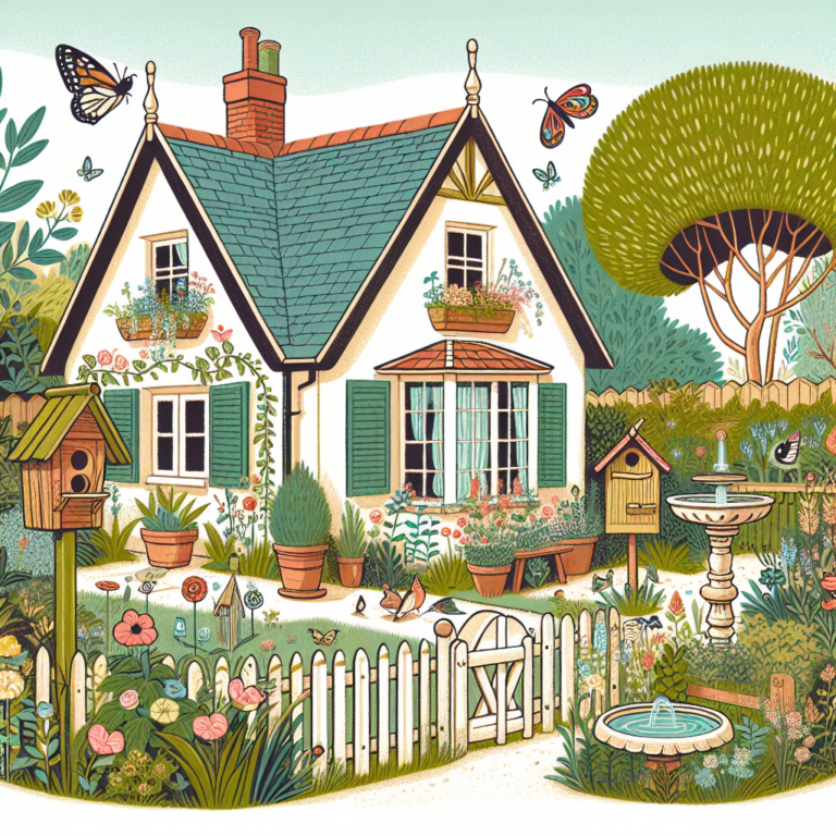 Creating a wildlife-friendly habitat near charming summer house