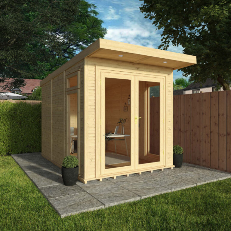 Adley 2m x 3m Insulated Garden Room with double doors and double glazed windows.