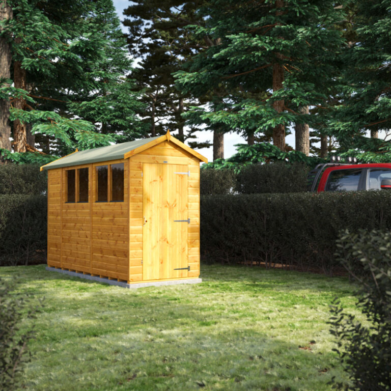 Oren 10' x 4' Shiplap Modular Custom Apex Shed - main view