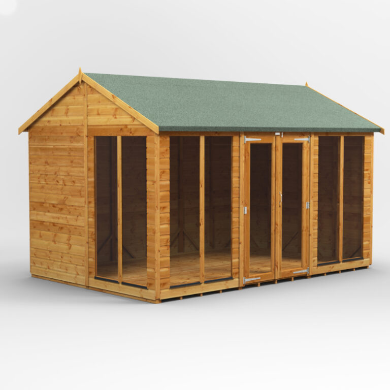 Oren 12' x 8' Shiplap Poolside Summer House with stylish design.