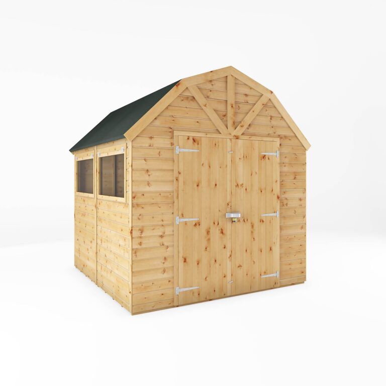 Mercia 8ft x 8ft Premium Shiplap Barn Shed with spacious design