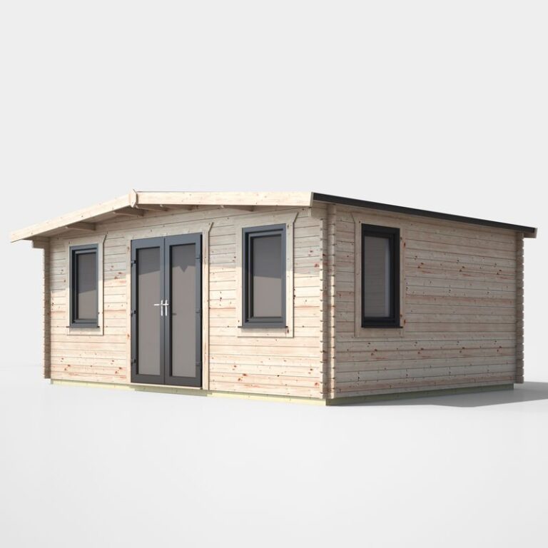 Oren 14' x 18' Marquess Log Cabin 44mm