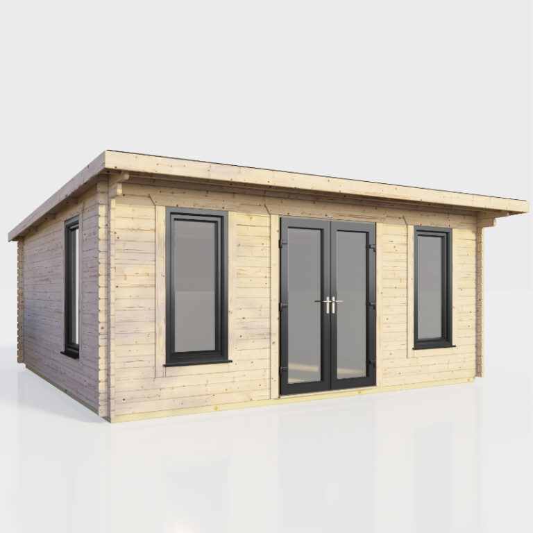 Oren Countess Log Cabin 44mm showcasing its robust structure and features.