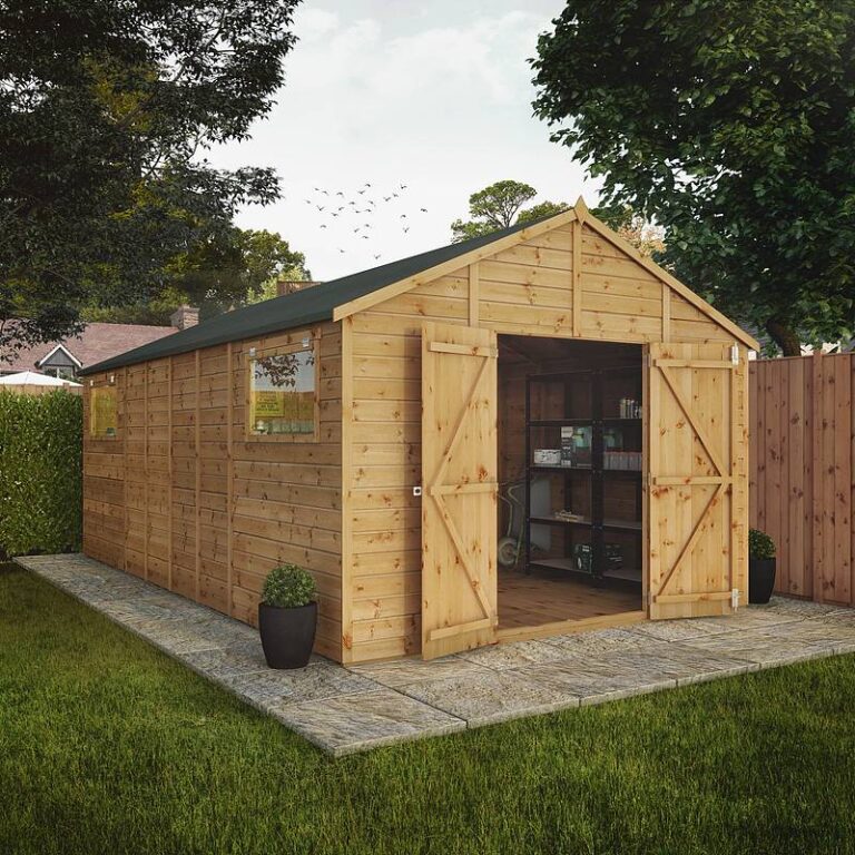 18 x 10 Premium Shiplap Apex Workshop - Durable Garden Building