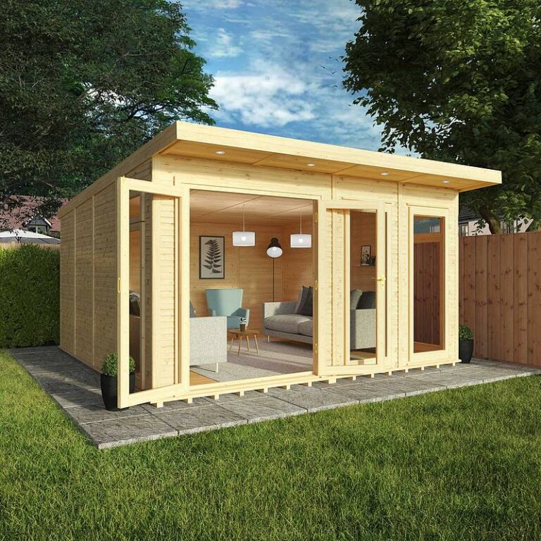 4 x 4m Insulated Garden Room - A stylish and functional garden structure