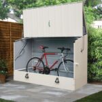 best-bike-shed-with-ramp-cream