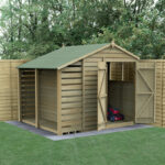 8' x 6' Forest 4Life Overlap Pressure Treated Shed