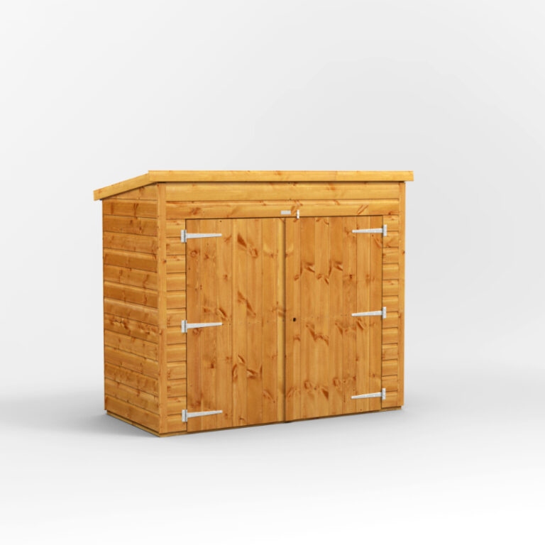 Oren 6' x 3' Shiplap Pent Bike Shed with tongue & groove design