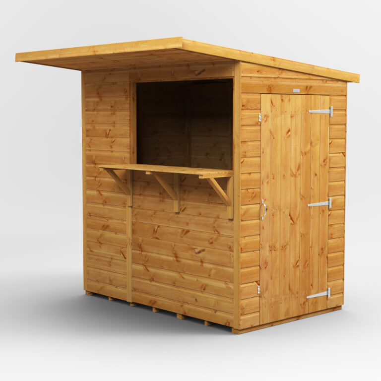 Oren 6' x 4' Modular Shiplap Pent Pub Shed with a charming aesthetics.