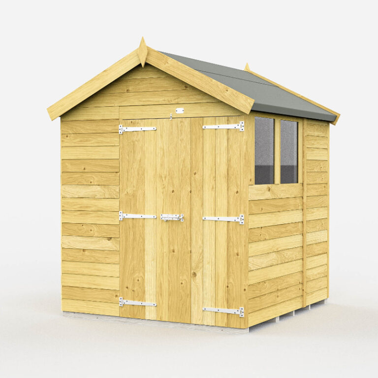 Holt 6' x 6' Double Door Shed featuring a stylish yet functional design.