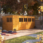 Powersheds-Double-Door-Pent-Shiplap-Dip-Treated-Shed