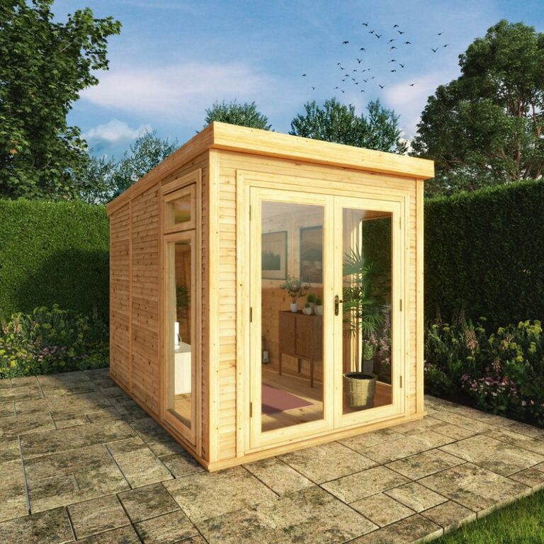 Adley 2m x 3m Insulated Garden Room with double doors and inviting design.