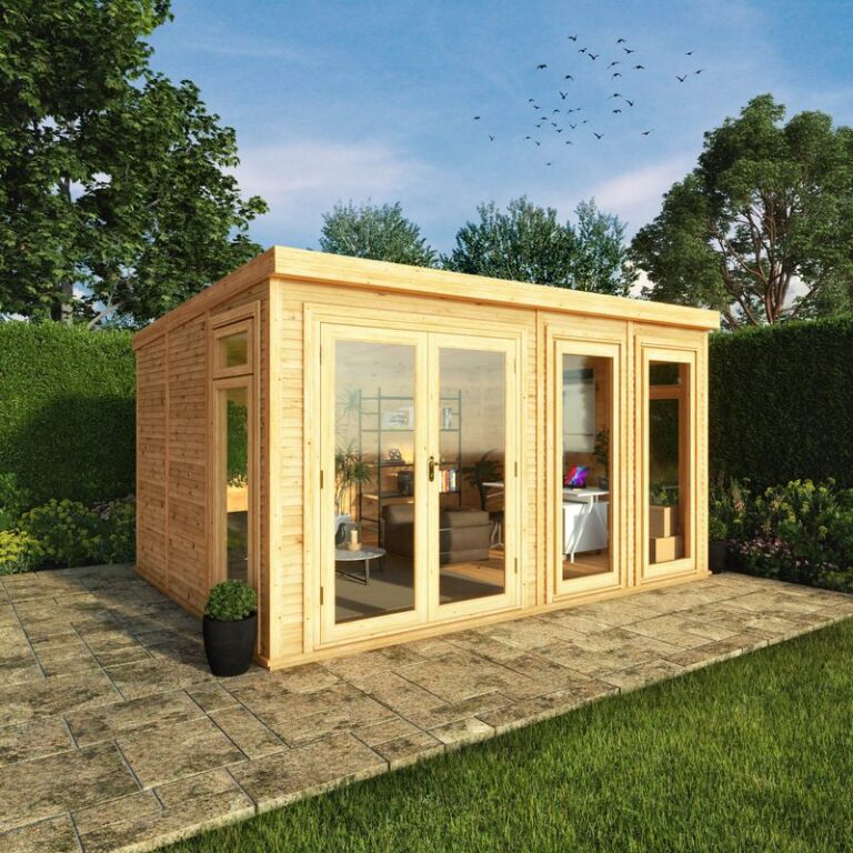 Adley 4m x 3m Insulated Garden Room with a contemporary design and robust features.