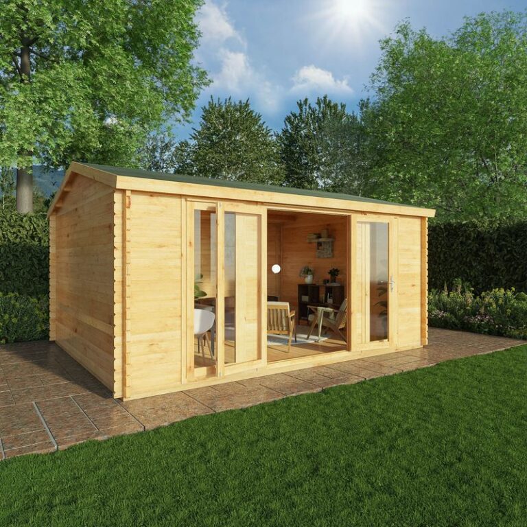 Adley 5m x 4m Bravo Home Office Log Cabin