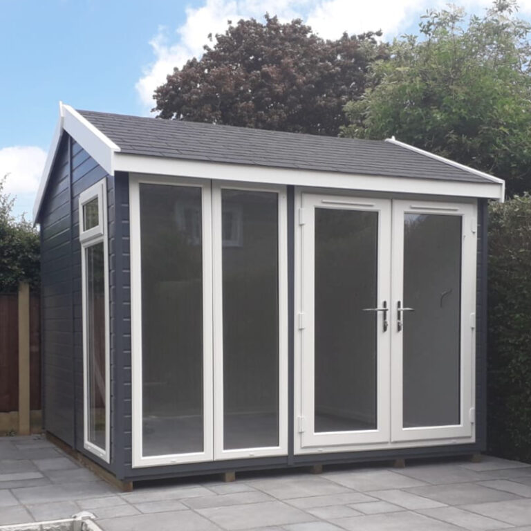 Bards 10' x 8' Portia Bespoke Insulated Garden Room showcasing traditional design.