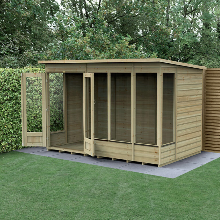 Forest Beckwood 10' x 6' Summer House with double doors and beautiful design.