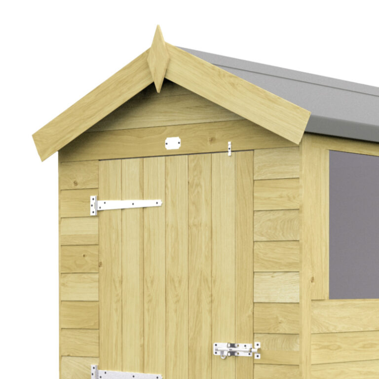 Holt 6' x 9' Pressure Treated Shiplap Modular Apex Shed