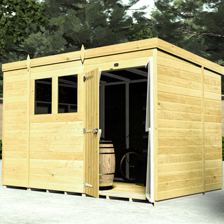 Holt 10' x 4' shed showcasing quality construction and design.