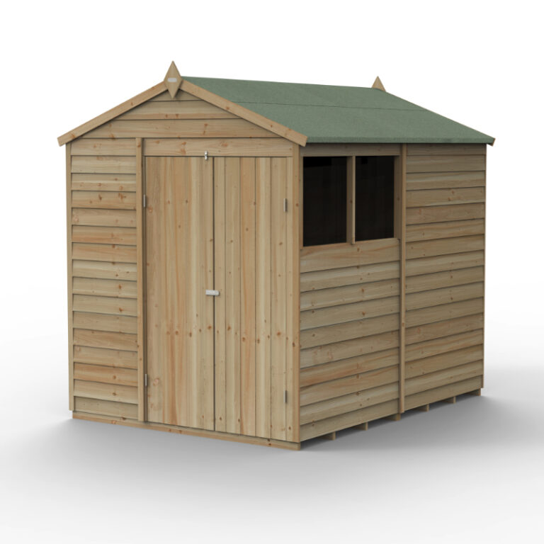 Hartwood Life Time 6' x 8' Double Door Overlap Pressure Treated Apex Shed