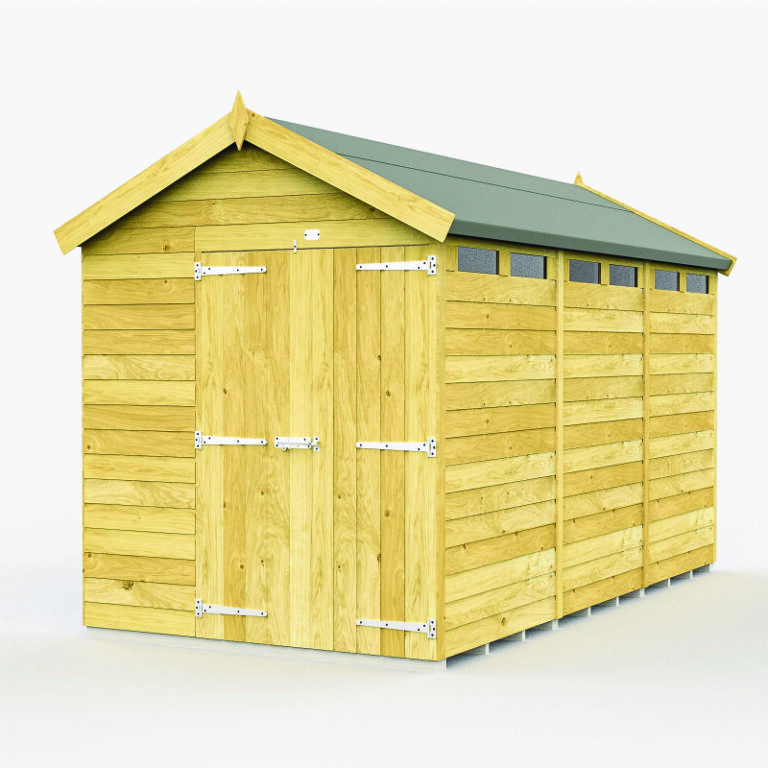 Holt 6' x 12' Pressure Treated Shiplap Modular Apex Security Shed.