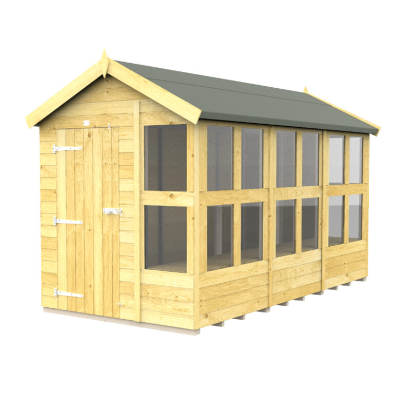 Holt 6' x 12' Pressure Treated Shiplap Modular Apex Potting Shed