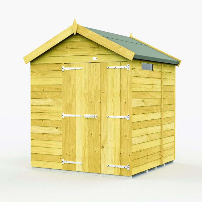 Holt 7' x 5' Pressure Treated Shiplap Modular Apex Security Shed