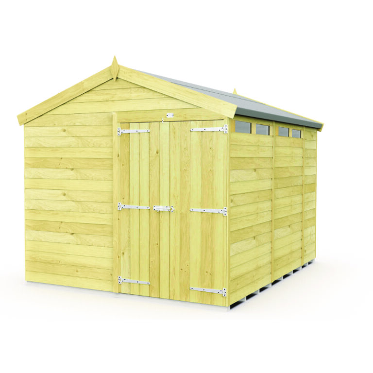 Pressure Treatshed Shed with Apex Roof for Garden Storage