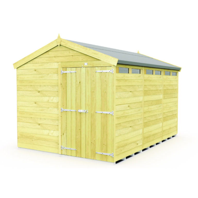 Holt 8' x 12' Pressure Treated Shiplap Modular Apex Security Shed