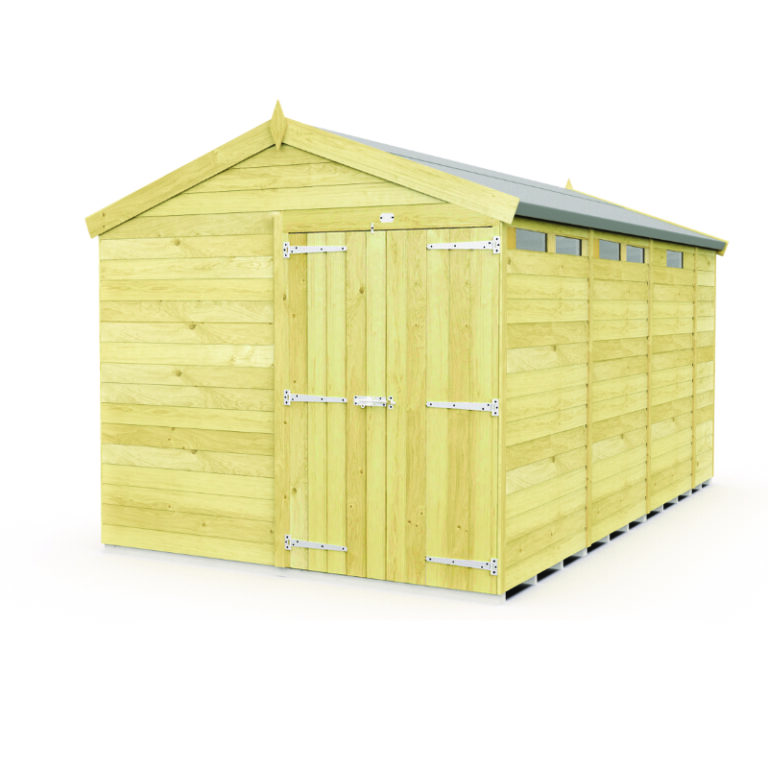 Holt 8' x 13' Pressure Treated Shiplap Modular Apex Security Shed