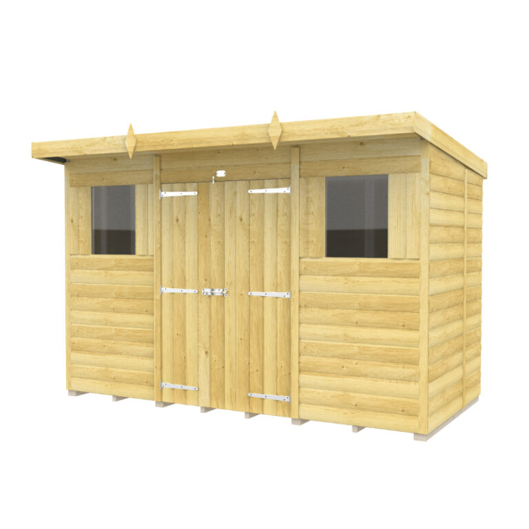 Holt 10' x 5' Handsworth Loglap Pressure Treated Pent Summer Shed