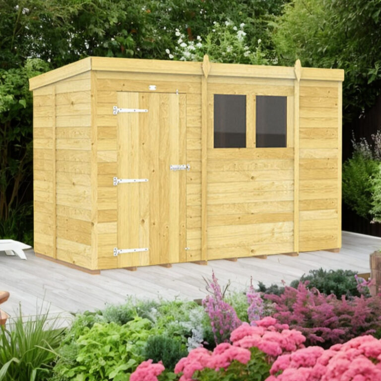 Holt 10' x 5' Pressure Treated Shiplap Modular Pent Shed