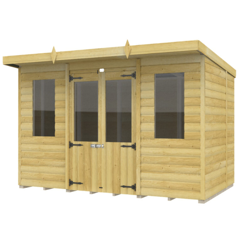 Holt 10' x 6' Alexander Loglap Pressure Treated Summer House.