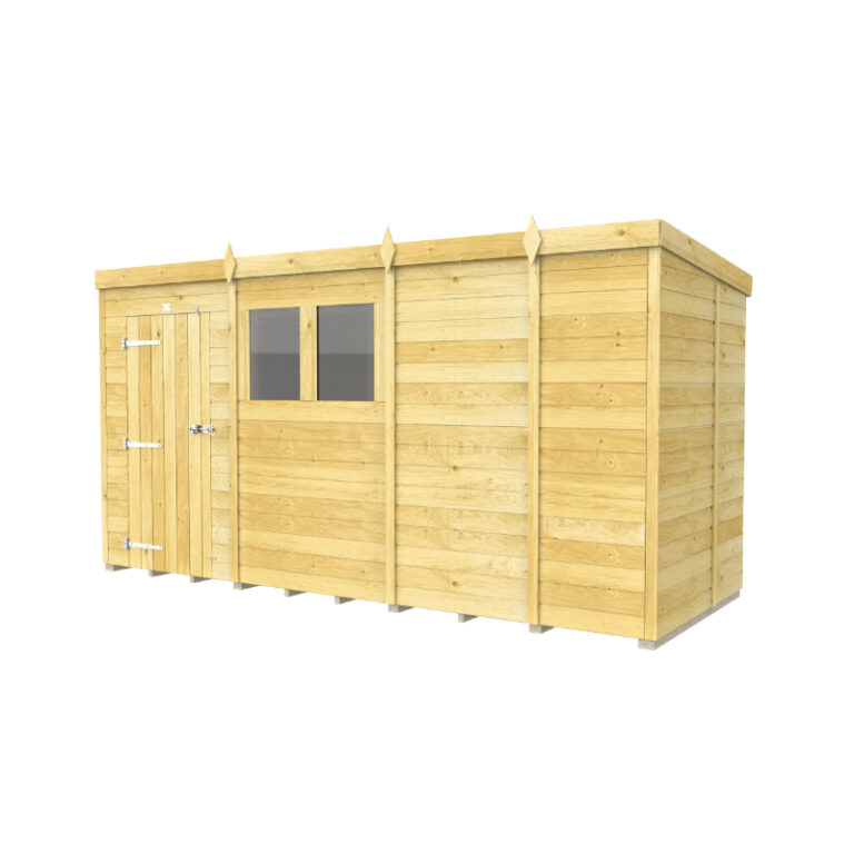 Holt 13' x 5' Pressure Treated Shiplap Modular Pent Shed