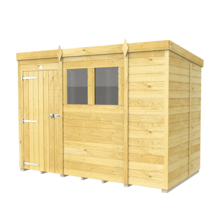 Holt 9' x 5' Pressure Treated Shiplap Modular Pent Shed