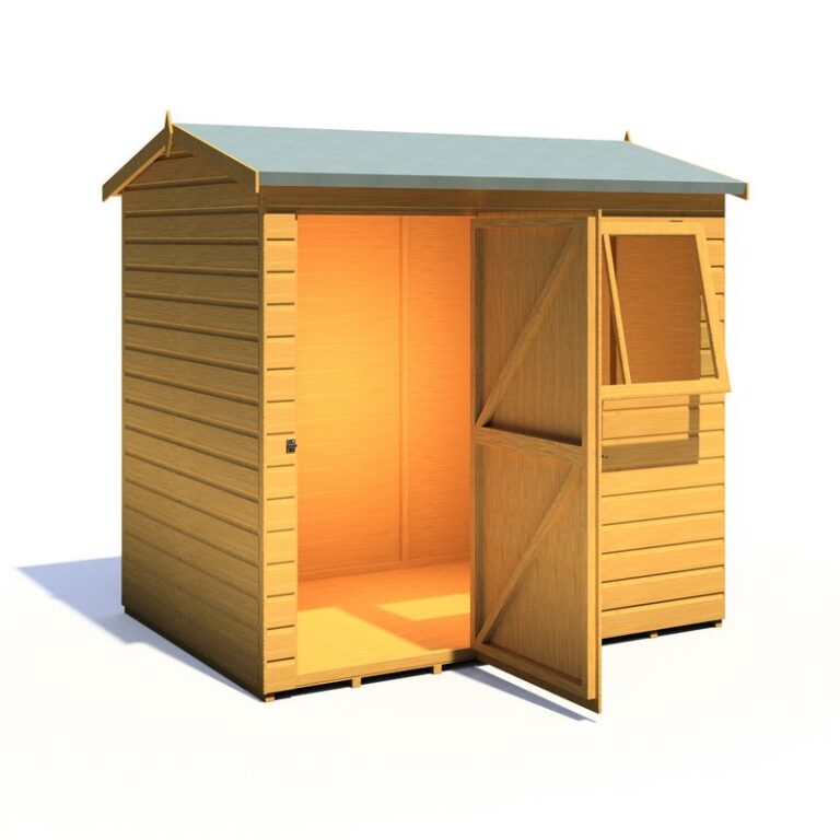 Loxley 7' x 5' Premium Shiplap Reverse Apex Shed