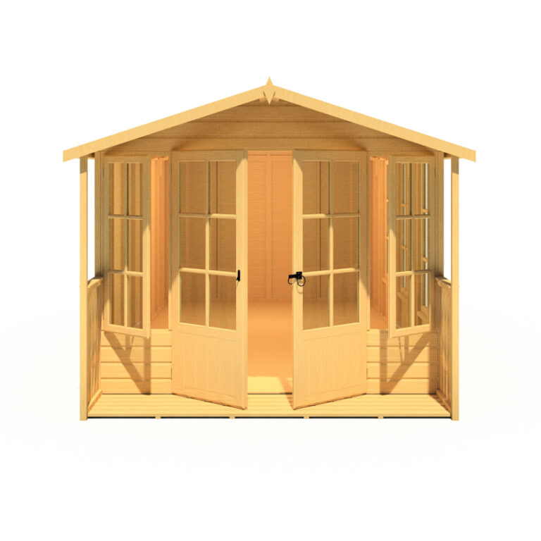 Loxley 8' x 18' Ashwater Summer House With Veranda