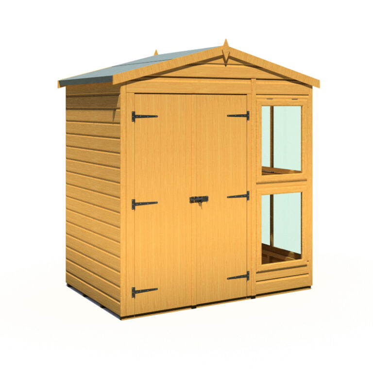 Loxley 6' x 4' Shiplap Apex Potting Shed view