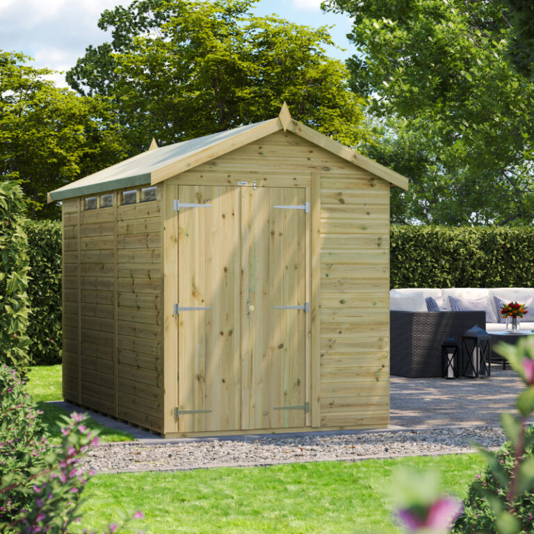 Oren 10' x 6' Premium Shiplap Modular Custom Apex Security Shed.